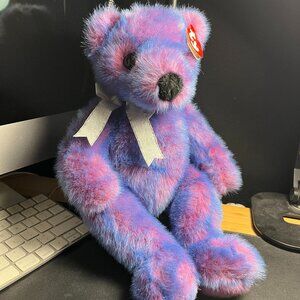 1999 TY Beanie Baby "Purpleberry" Purple Bear (Retired)- Vintage Collectible